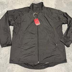 Tron Warm Up Hockey Jacket Mens XXL Black Windbreaker Coat